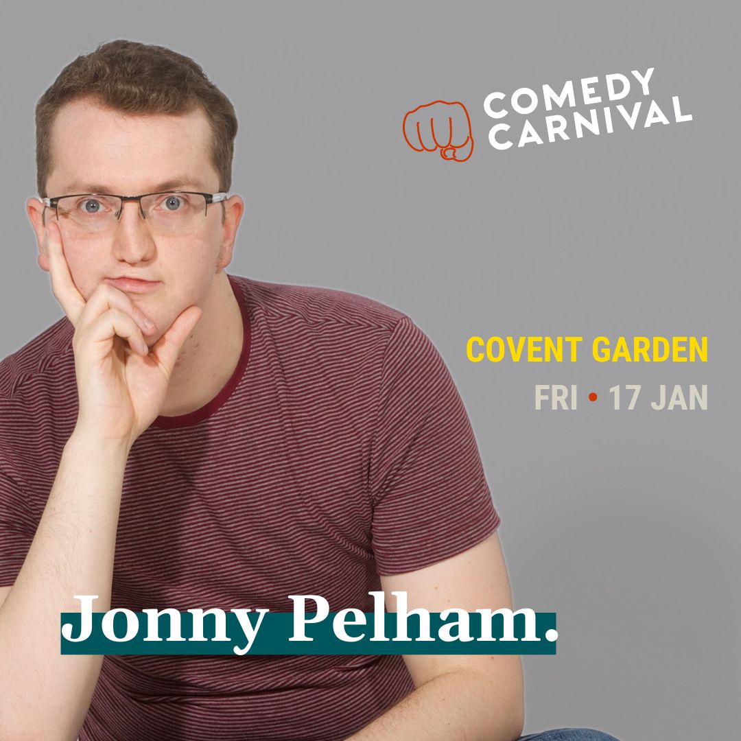 Comedy Carnival (@comedycarnival) on Twitter photo International stand up comedy this Friday, featuring Live at the Apollo star Jonny Pelham, hard-hitting American <a href="/fulton_dave/">Dave Fulton 🤡</a>, Scottish comedian <a href="/Wendy_Wason/">Wendy Wason</a> and Pete Gionis as MC.
Tickets: comedycarnival.co.uk/covent-garden/
Doors 7:30pm - 8:30pm. Show 8:30pm - 10:30pm. International stand up comedy this Friday, featuring Live at the Apollo star Jonny Pelham, hard-hitting American <a href="/fulton_dave/">Dave Fulton 🤡</a>, Scottish comedian <a href="/Wendy_Wason/">Wendy Wason</a> and Pete Gionis as MC.
Tickets: comedycarnival.co.uk/covent-garden/
Doors 7:30pm - 8:30pm. Show 8:30pm - 10:30pm.