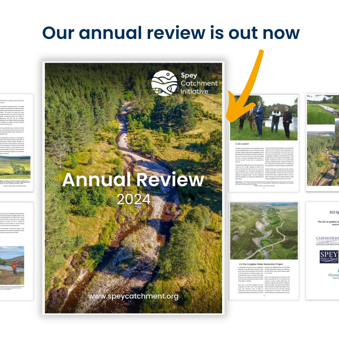 What do Feargal Sharkey, erosion scars and a Flailbot have in common?😅

They’re all featured in our brand-new 2024 Annual Review! Which is now available to download - speycatchment.org/publications

Happy reading! 📚😁