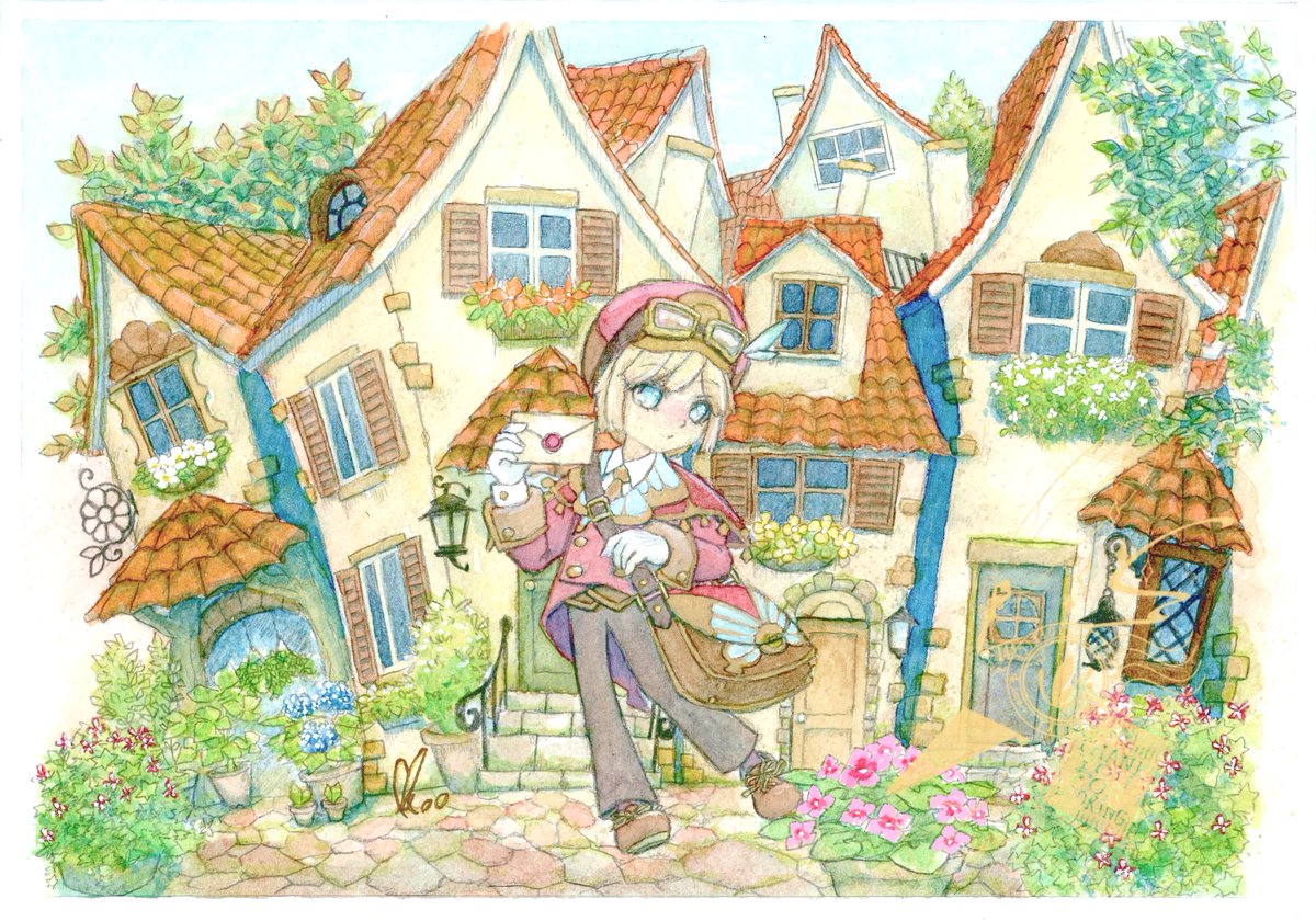 quiet_verdure's tweet photo. 『知らない街』
#水彩 #一次創作 https://t.co/LUSq36bxzO