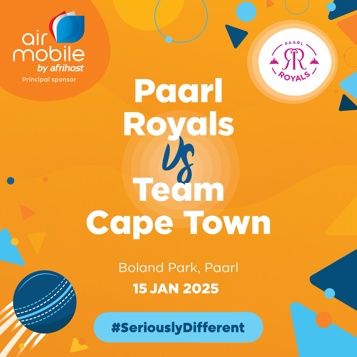 airmobilesa's tweet image. Hey Paarl! Ready to cheer on the Royals? 😎🎉"

#FindJoy #SeriouslyDifferent #RoyalsFamily #BetwaySA20