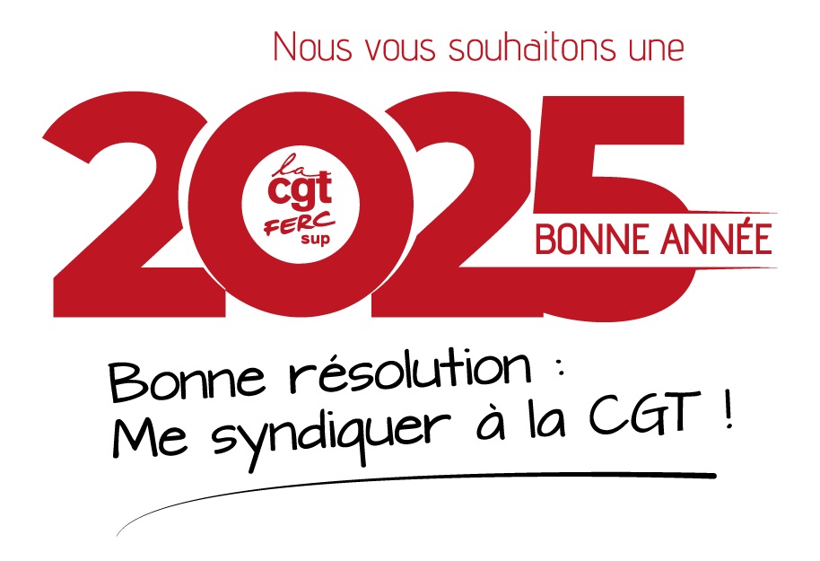 L’Union Nationale CGT FERC Sup vous souhaite à toutes et tous une  bonne année 2025. Que nos luttes et nos actions collectives soient  nombreuses et joyeuses, colorées et décidées, massives et victorieuses ! [Lire la suite sur cgt.fercsup.net/info-luttes/ar…]