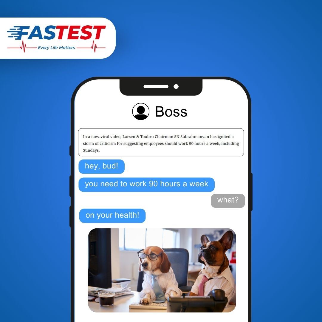 fastest_health's tweet photo. Not sure about working 90 hours, but we can get your health report done in just 90 minutes! ⏱️💪 Work less, stay healthy!
#Health #Wellness #Diagnostics #Healthcare #HealthyLiving #QuickReports #FastResults #HealthTips #StayHealthy #HealthGoals #FitnessJourney #SelfCare #WellnessJourney #FastestDiagnostics #HealthFirst #HealthMatters #90MinuteReports