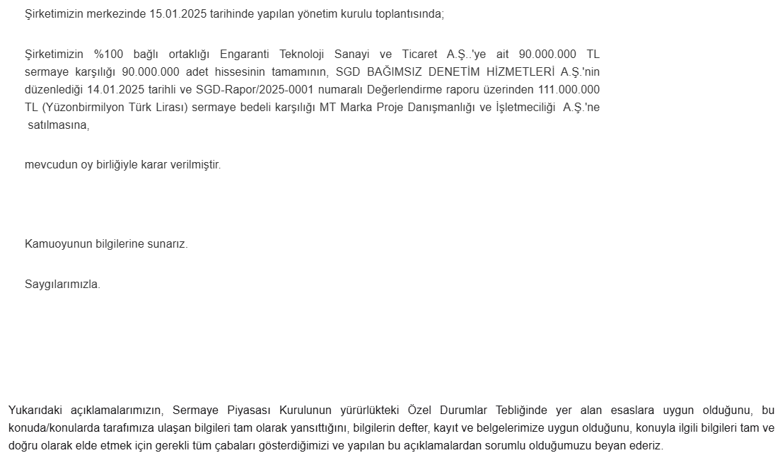 Marka Yatırım Holding tweet media