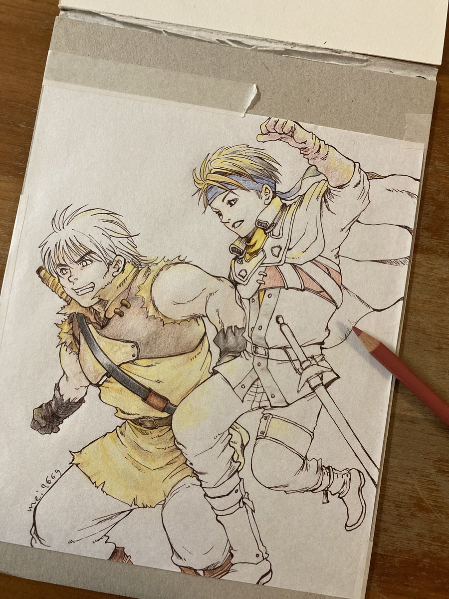 爽やかな2人を描いているけどMETALLICAを聴いています