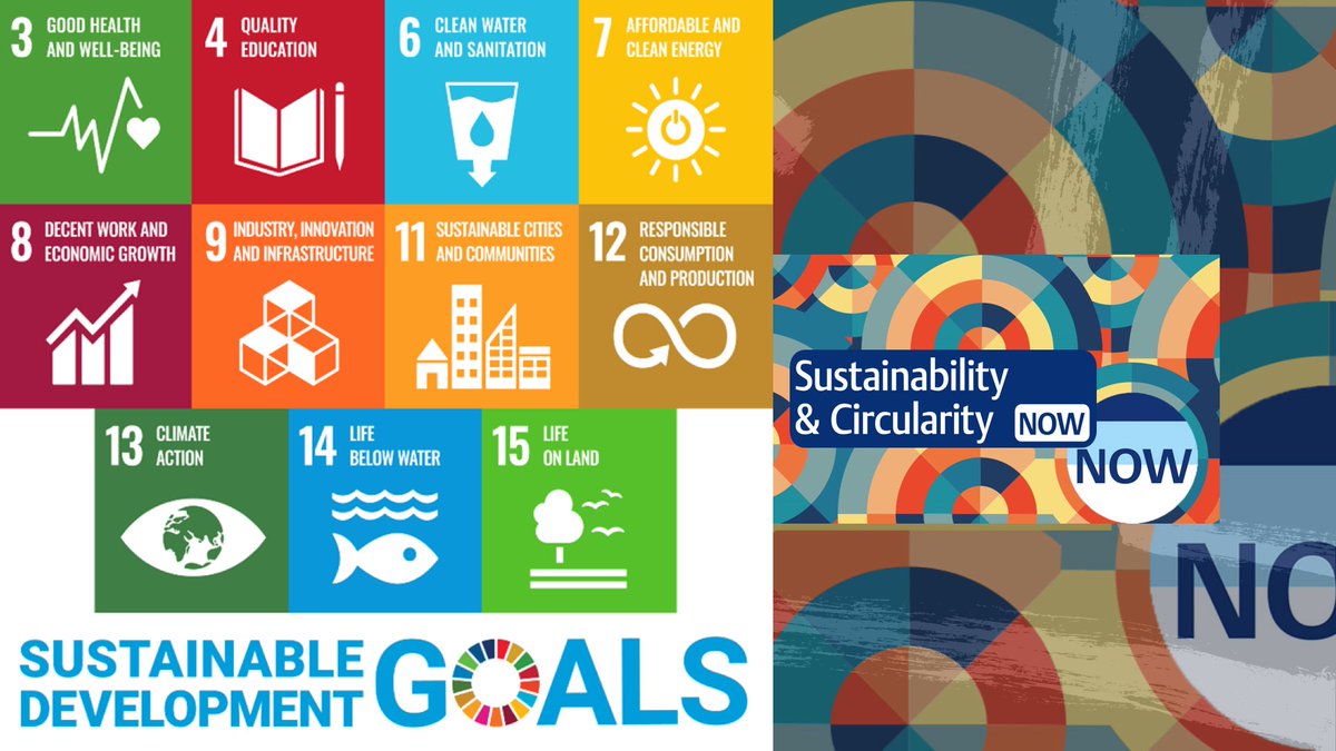 Did you know that #Sustainability &amp; #Circularity NOW aims to contribute to the United Nations SDGs? Each of our articles contains the relevant SDG logos on the title page to emphasise the connection between the research and sustainable development!   

👉Discover more about SDGs