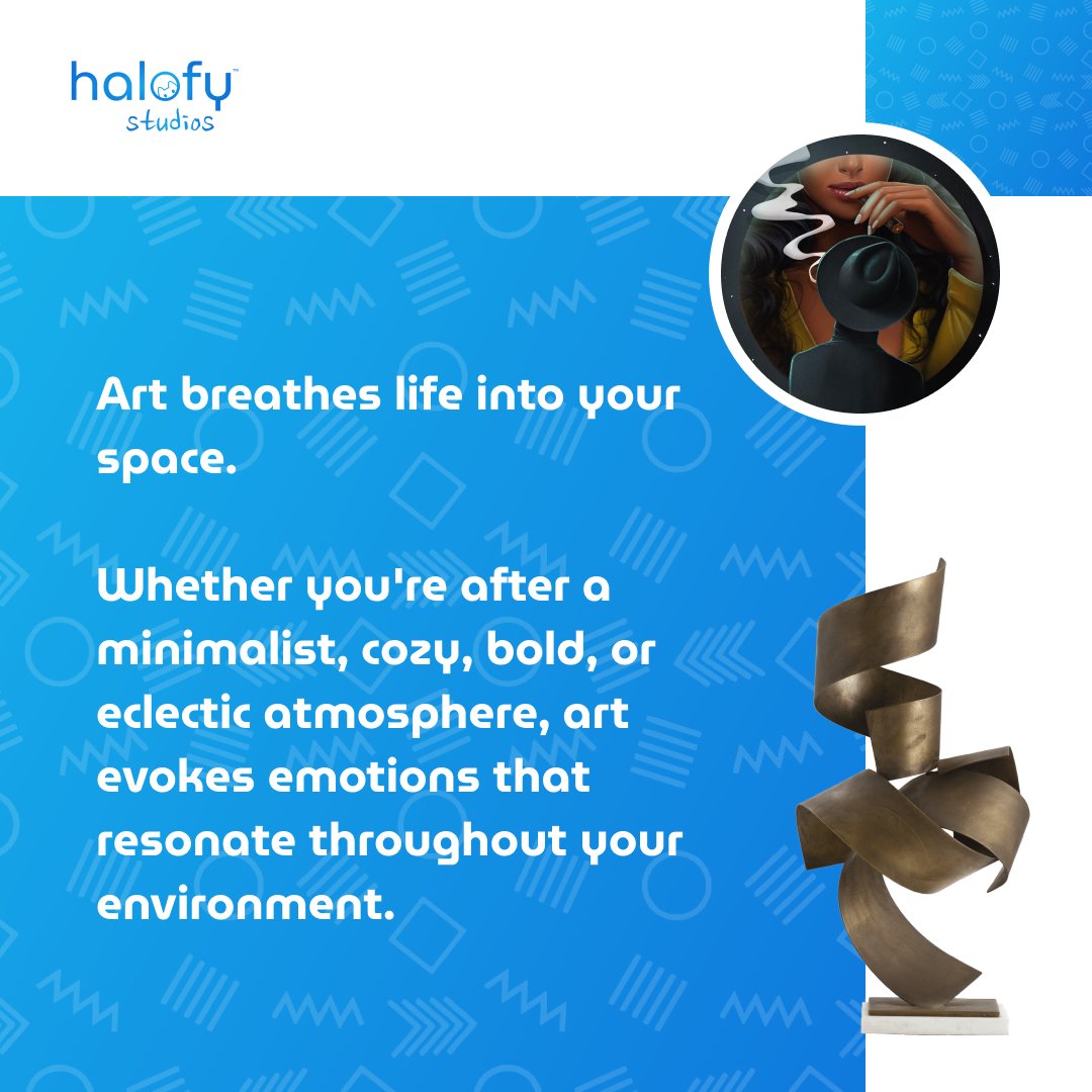 halofystudios's tweet photo. How does art turn your space into an experience? 
Share your thoughts with us! 🎨💫

#interiorspaces #artinterior #artexperience #halofystudios https://t.co/KpVSOfXNHI