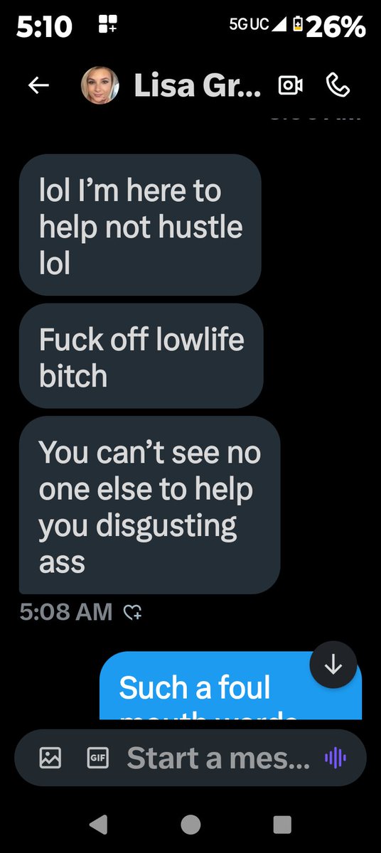 See how a person gets treated when they don't have any money.. by another person who's trying to scam them