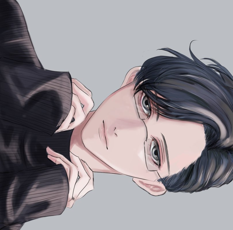 「メガネと萌え袖 」|rabbitのイラスト