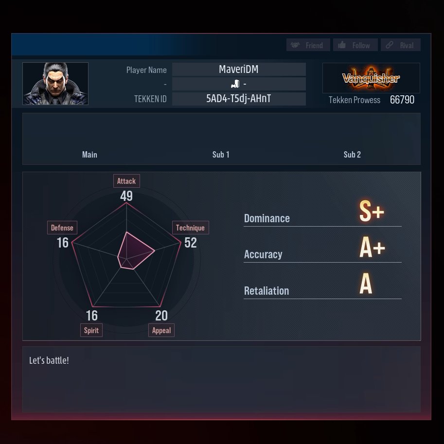 CallousCyclone's tweet image. #T8_report hacker / macro user.
Tekken ID provided with evidence in video linked : - youtu.be/UpoGZ05uGTc?si…