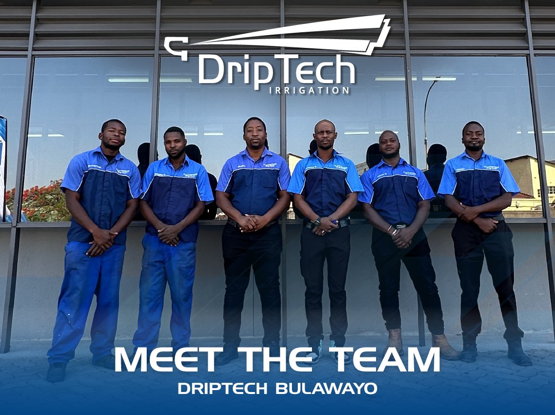 DriptechI's tweet image. Meet the Team: DripTech Bulawayo 

Your one-stop shop for irrigation, solar, pumps, pipes, &amp;amp; tanks! Our expert team is ready to help you bring your projects to life.

21 Doncaster Rd, Belmont, Bulawayo
Stop by today—we can&apos;t wait to assist you!
#DripTech #Bulawayo #WaterSolutions