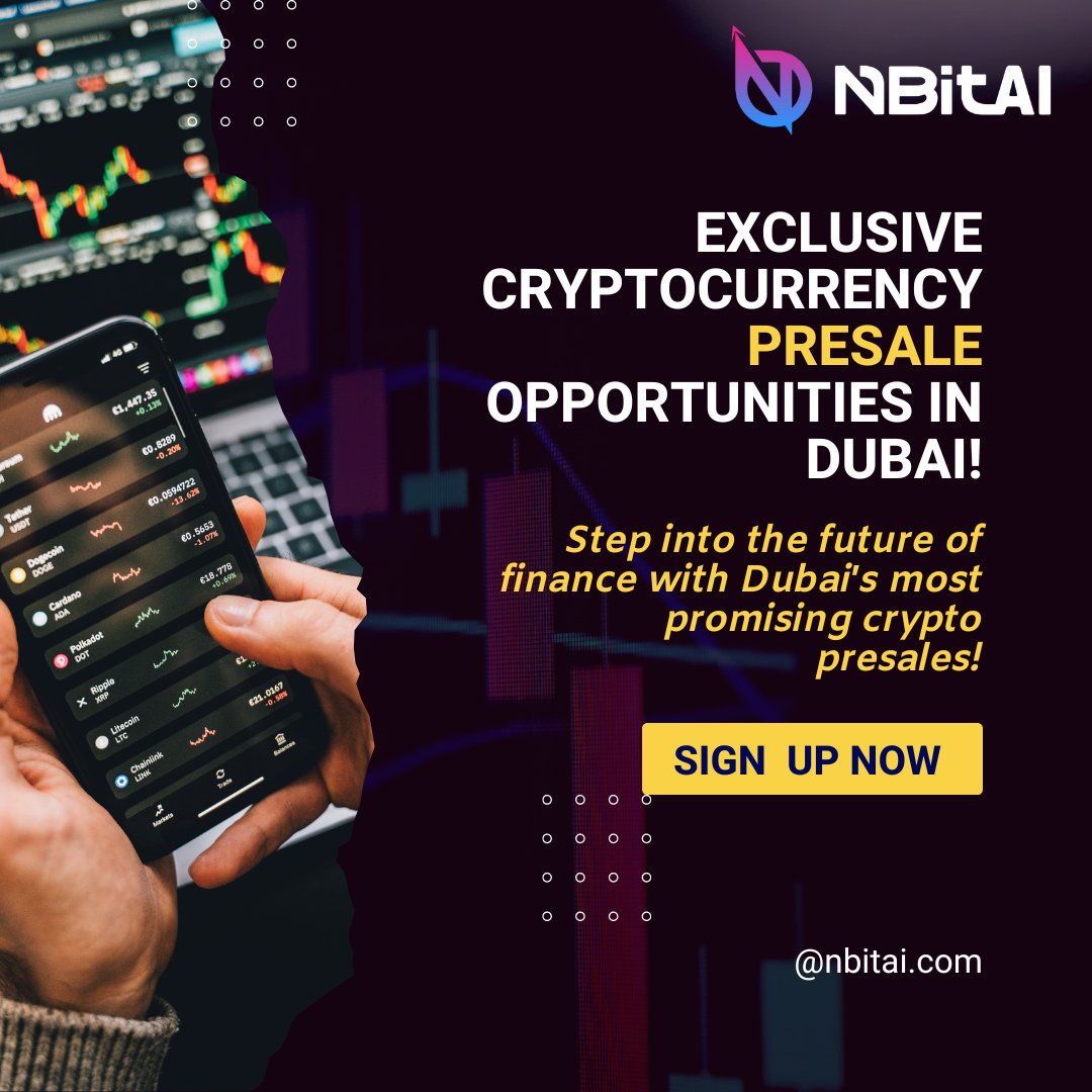 NBitOfficial's tweet image. 🌍 Step into the future of finance with Dubai's most promising crypto presales! Don’t miss your chance to invest early in high-potential tokens and reap the rewards. 💎📈

🌐 Join the revolution today! Visit NBITAI.com

#CryptoPresaleDubai #ExclusiveOpportunities
