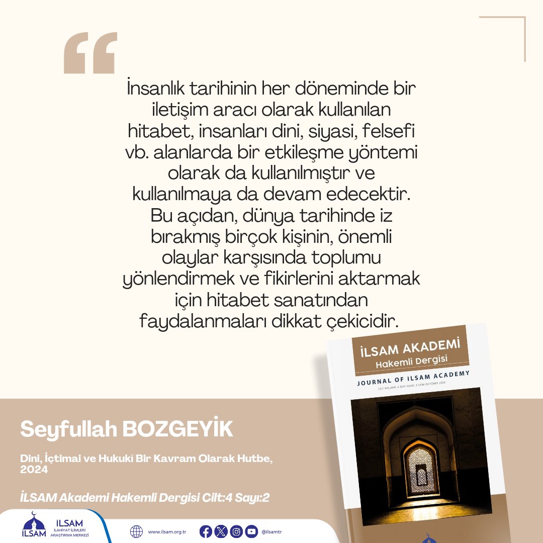 ilsam_tr's tweet photo. #ilsamhakemlidergi #ilsam #akademi #dergi #hitabet #hitabetsanatı https://t.co/jSWjrp8AdP