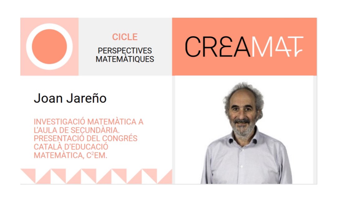 se_selva2's tweet photo. Inscripcions al cicle “Perspectives matemàtiques” i més informació. Les conferències s’emeten a través del canal de youtube de Creamat i queden enregistrades per poder-les veure també més endavant.
Més informació i inscripcions https://t.co/9u4H2UldxA
#creamat #matemàtiques https://t.co/MbFAAY9iIa