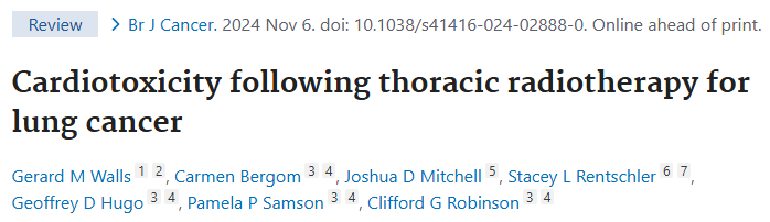 Gerard Walls (@gwalls89) on Twitter photo If you treat lung cancer & have queries about radiation heart disease then check out this new <a href="/WashUMedRadOnc/">WashU Medicine Radiation Oncology</a> paper!
100 years on from its 1st description we summarise what is known (and not known) & highlight priorities for the field to maximise patient benefit If you treat lung cancer & have queries about radiation heart disease then check out this new <a href="/WashUMedRadOnc/">WashU Medicine Radiation Oncology</a> paper!
100 years on from its 1st description we summarise what is known (and not known) & highlight priorities for the field to maximise patient benefit