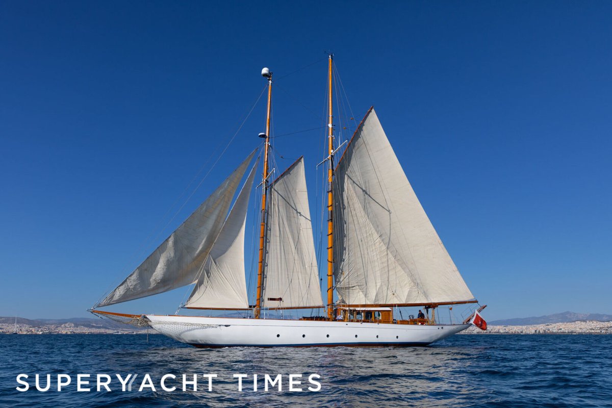 sytreports's tweet photo. Weatherbird: The classic star-studded 31m schooner up for auction

The historic 31-metre Chantelot & Lemaistre sailing yacht Weatherbird is being offered for auction on 20 February with Boathouse Auctions.

Find out more here: https://t.co/p33G5Dgp8O