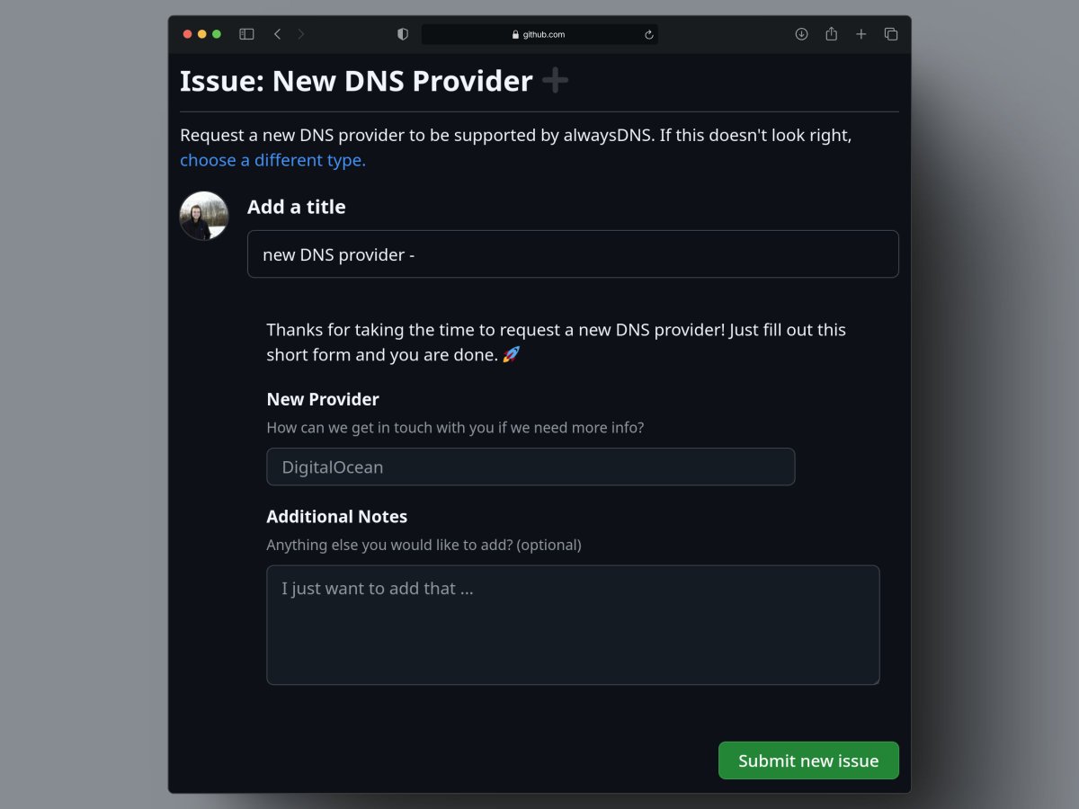 quite like the new Github issue form templates 👍