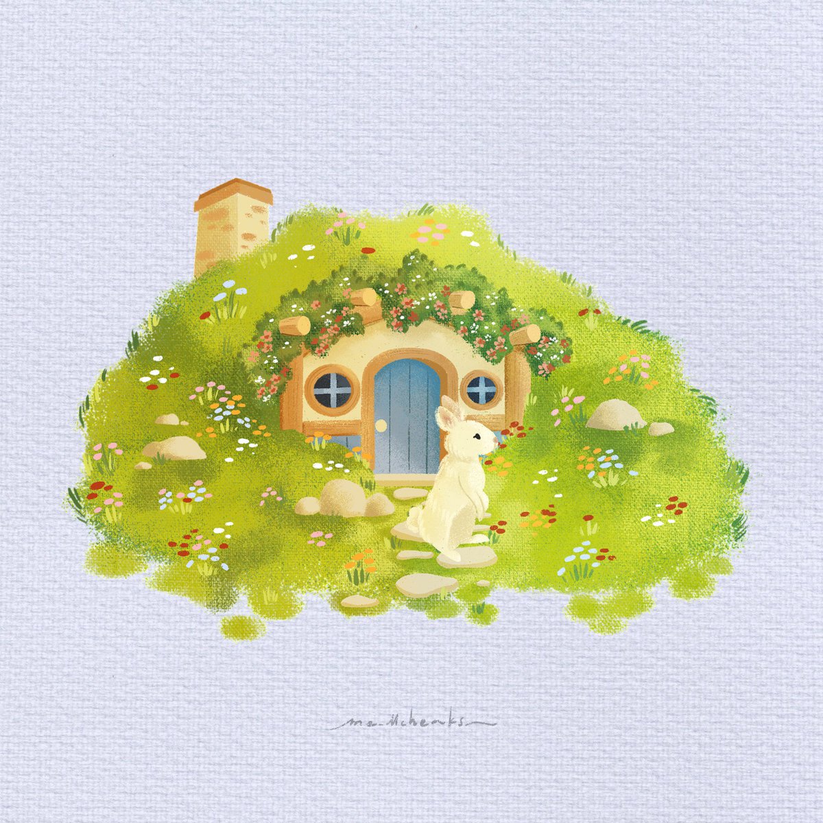 milladnr_'s tweet photo. 🐇🏠

#rabbit #illustration #art #drawing #Procreate https://t.co/AoSX6I1qPP