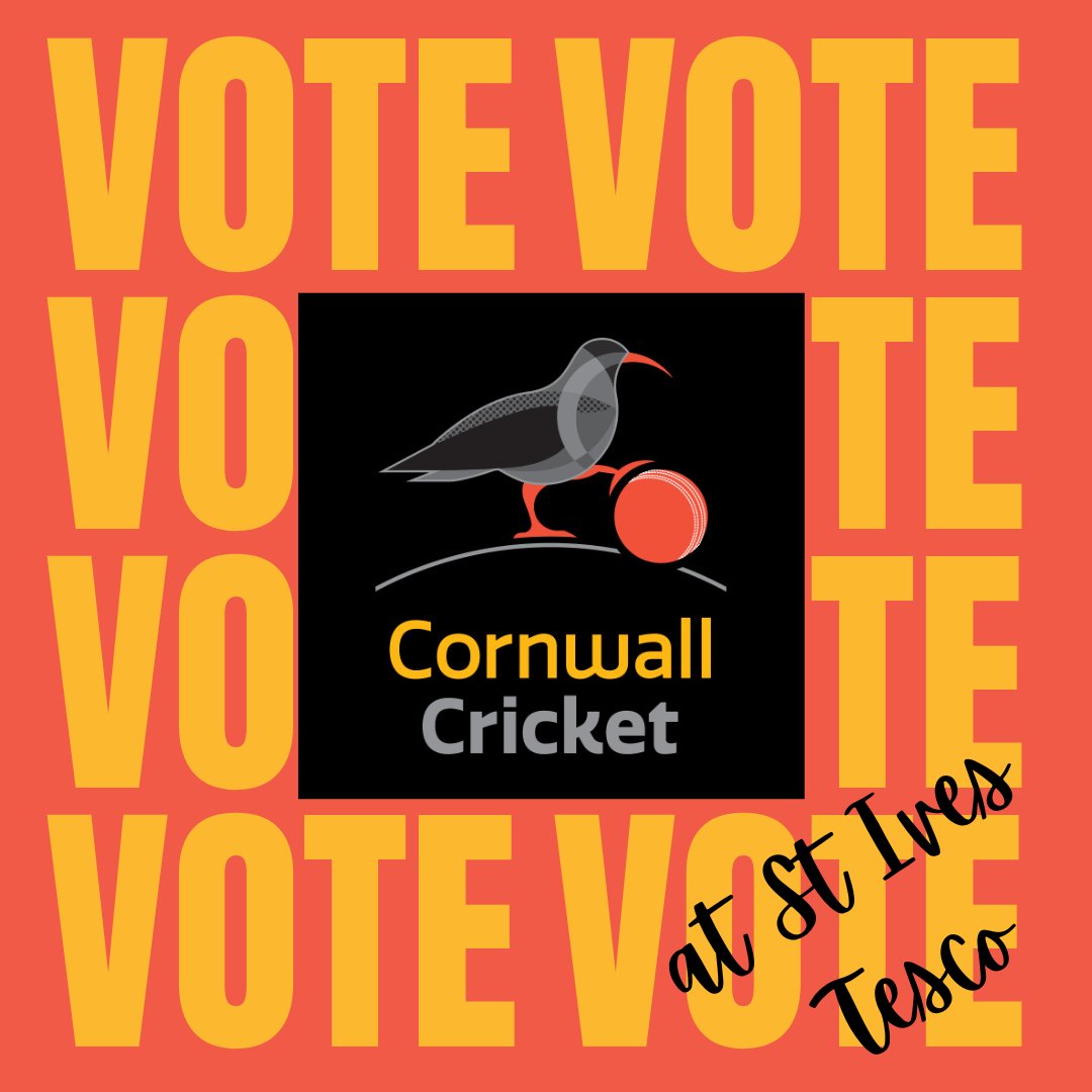 CornwallCricket's tweet photo. We have been selected for the public vote at Tesco in ST IVES for our schools programme. Next time you pop in to shop why not drop in a token for us!

#bluetokens #fundraising #cornishcricket https://t.co/GB0nxQBvSQ