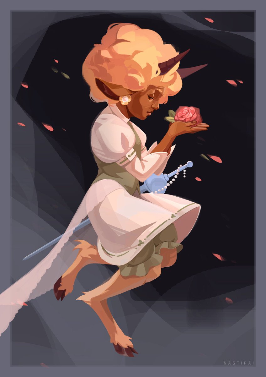 Nastipaii's tweet photo. As ever I'm a bit late but happy #PortfolioDay !!

I'm a freelance illustrator who loves to do DnD-themed paintings and more ⚔️🧙✨ https://t.co/KrA2dUlBJ0