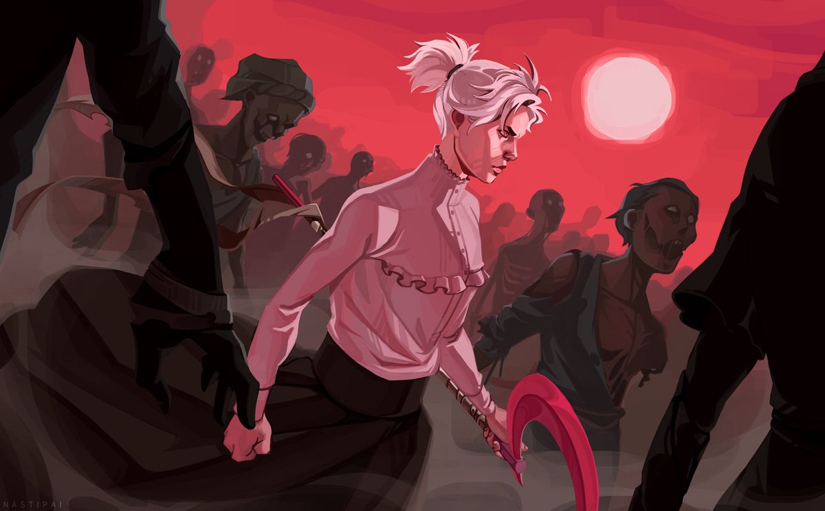 Nastipaii's tweet photo. As ever I'm a bit late but happy #PortfolioDay !!

I'm a freelance illustrator who loves to do DnD-themed paintings and more ⚔️🧙✨ https://t.co/KrA2dUlBJ0