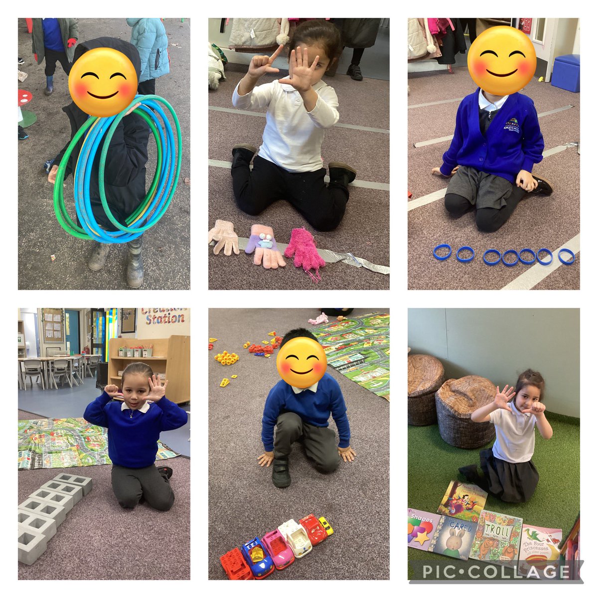 Rowlatts_TMET's tweet photo. This week in maths we have been practicing counting numbers 6 and 7. Look at what objects we have counted! #rmpaeyfs #rmpamaths https://t.co/apT8bE25Ad