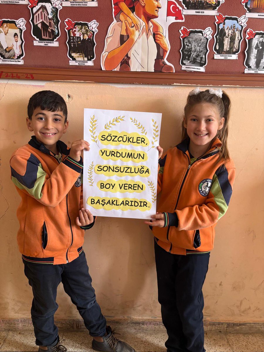 2024/2025 Eğitim Öğretim Yılı 1. Dönem"Dilimizin Zenginlikleri Projesi" kapsamında
📌En İyi Afiş Tasarlama
📌 Sözlük Tasarlama 
📌Kelime Oyunları 
Etkinlikleri yapılmış olup emeği geçen öğrenci ve öğretmenlerimize teşekkür ederiz👏 <a href="/tcmeb/">Millî Eğitim Bakanlığı</a> <a href="/KilisMem/">Kilis İl Millî Eğitim Müdürlüğü</a> <a href="/musabeylimem79/">Musabeyli Milli Eğitim Müdürlüğü</a>