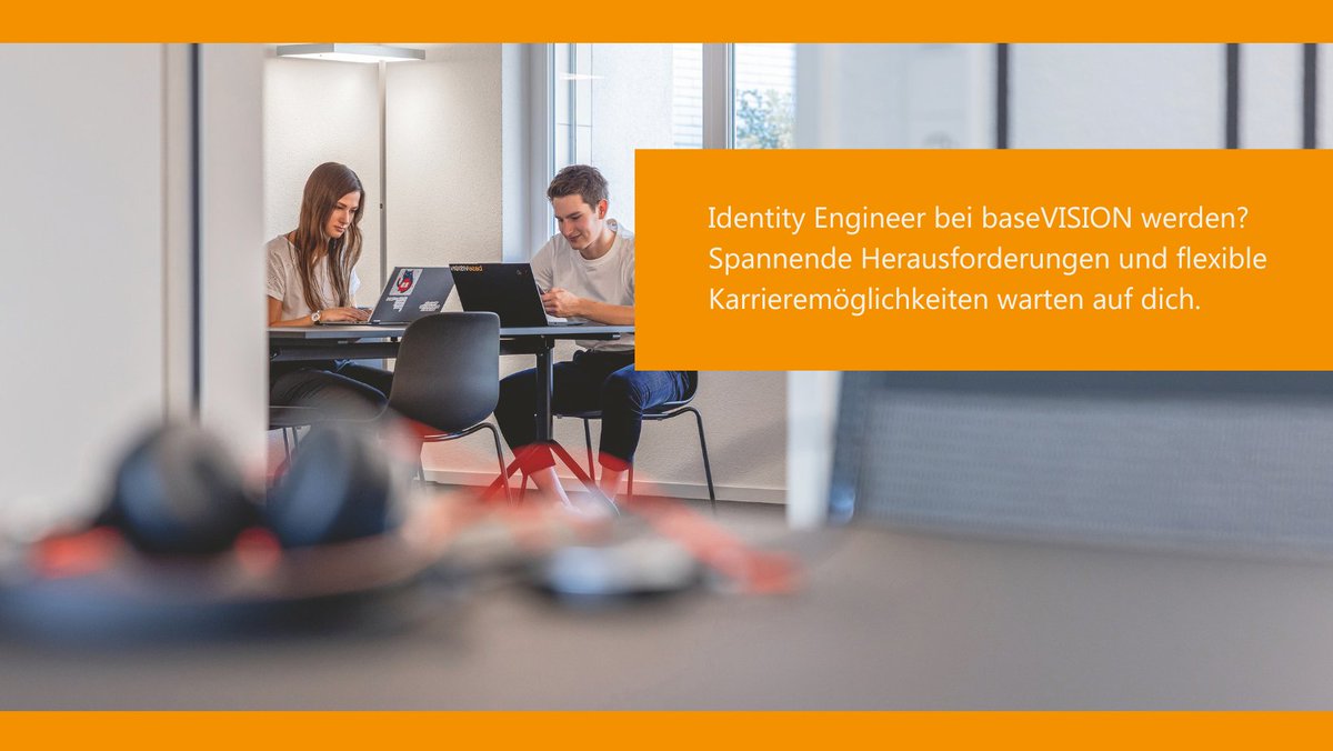 New Year, New Challenge: Identity Engineers aufgepasst!

Starte 2025 mit einem Job, der begeistert.
💼 Deine Chance:
✨ Innovative Projekte mit echtem Impact
✨ Zusammenarbeit mit namhaften Kunden
✨ Ein kreatives Umfeld, das dich wachsen lässt

basevision.ch/jobs/senior-id…
