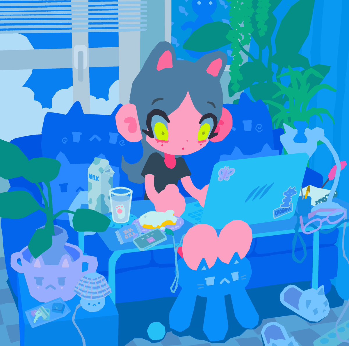 rrhfl64's tweet photo. Hello🤍💙 #PortfolioDay https://t.co/pFDtA0gwIr