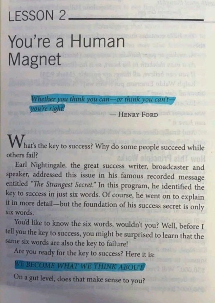 you’re a magnet.