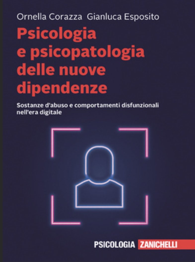 Deeply honored and excited for the publication of our new book “Psicologia e Psicopatologia delle Nuove Dipendenze” - the first Italian textbook on new addictions in collaboration with Italian leading experts in the field lnkd.in/d_QfpTc