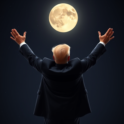 TrumpChainCTO's tweet photo. "TrumpChain: The future of crypto is looking at the moon. ππ It's time to take off! #TrumpChain #ToTheMoon"# #MoonMission #CryptoMemeCoin https://t.co/h1FD0wNOFE