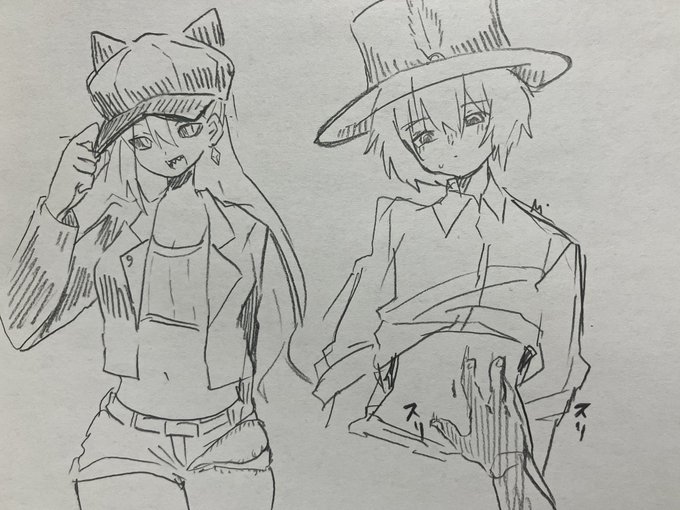 @mori_C12 新しいシャーペン買ってきたからシャーペンの初描きを捧げました 