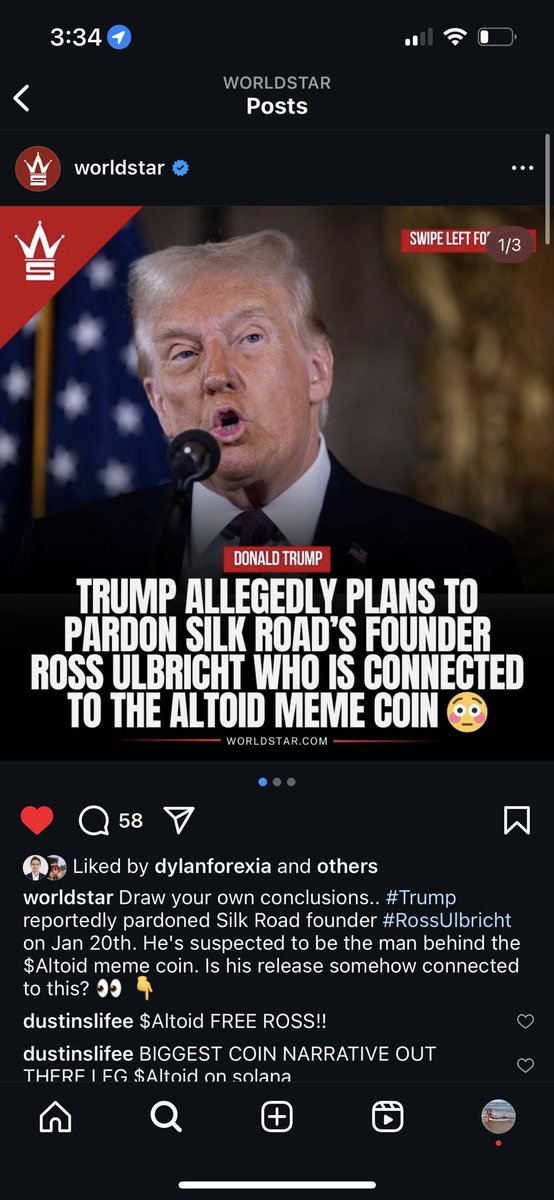 szyseason's tweet photo. @NikolaBench The big one is  $Altoid Dont Fade
Mentioned on WorldStar
STRONG ORGANIC COMMUNITY
STRONG NARRATIVE
CTO'd
#RossUlbricht Alias he used on shroomery to talk about #SilkRoad
20% supply was also sent to Ross Official Wallet :)
CA; GULwrVbDds3syijiedNieummMCDnFezYx8Cx6U82pump https://t.co/7F0jCHLUve