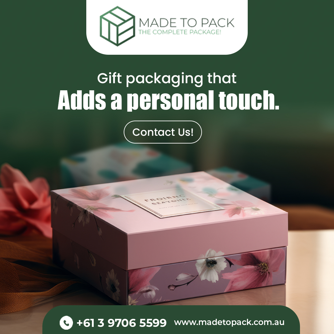 madetopack's tweet image. At Made to Pack, our #customcardboardgift boxes are designed to make your gifts even more special. 

Elevate your gifting experience with packaging that speaks for itself

For more info. Visit our website: madetopack.com.au/services/cardb…

#Madetopack #CardboardGiftBoxes #CustomPackaging