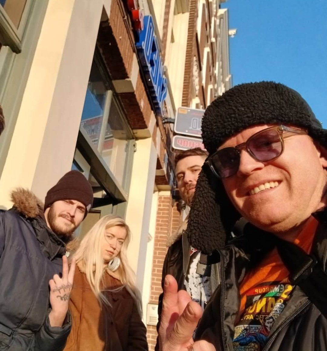 7THSUNx's tweet photo. 🍄 Walking in Holland with my main homies and hanging at my favorite (and @deftones) favorite bar in the Dam EXCALIBUR rock bar... #amsterdam #holland #thenetherlands #themushroomkingdom #excaliburcafe #onelife https://t.co/zxBuF34p68