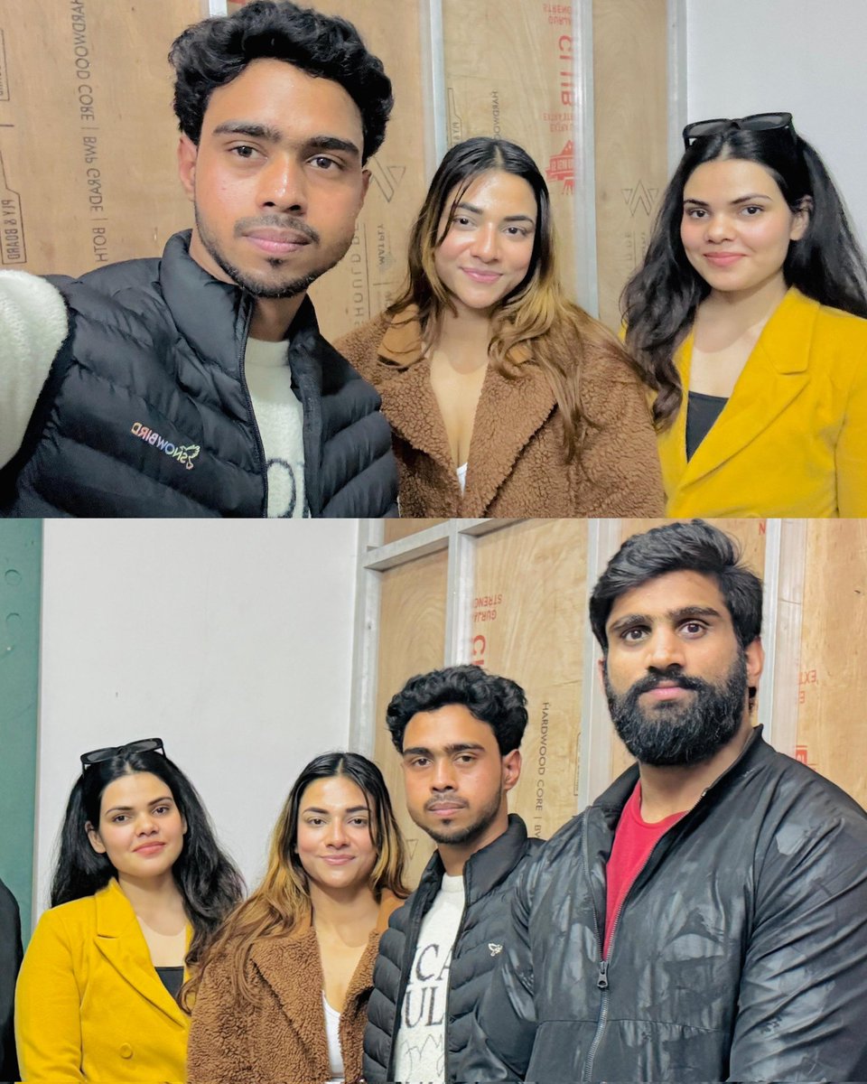 AmsherMr's tweet photo. Social media influencer &amp; body builders 
@vaishnavichaudharyy @_fit_withj https://t.co/PwOiafN7N7
