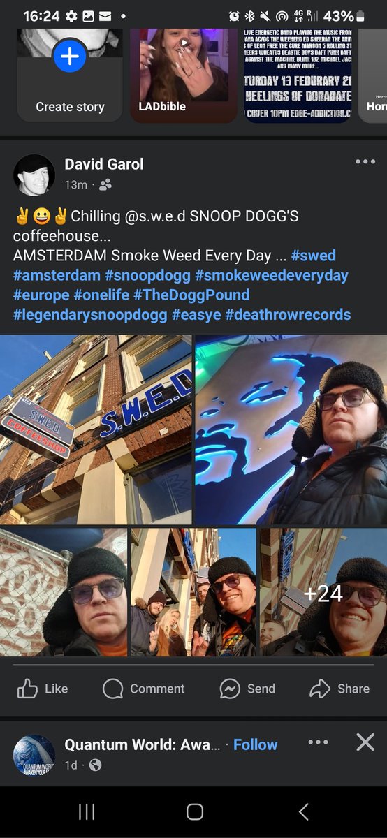 7THSUNx's tweet photo. Chilling with @SnoopDogg at his amazing smoke house @ S.W.E.D in Amsterdam..we aint leaving till 6 in the morning  https://t.co/OBDbctfVoL #swed #snoopdogg  #swedamsterdam #holland #homies #stickyicky #swedofficial #amsterdam #thadoggpound #lbc  #noseedsnostemsnosticks #onelife https://t.co/dk1641U4qi