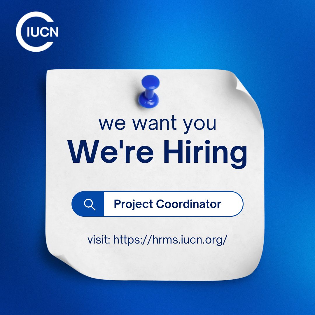 IUCNROWA's tweet image. We&apos;re Hiring!
We&apos;re looking for a #ProjectCoordinator to support our work in #ProtectedAreas, Biodiversity and World Heritage Programme.
See Vacancy Announcement:
hrms.iucn.org/iresy/index.cf…