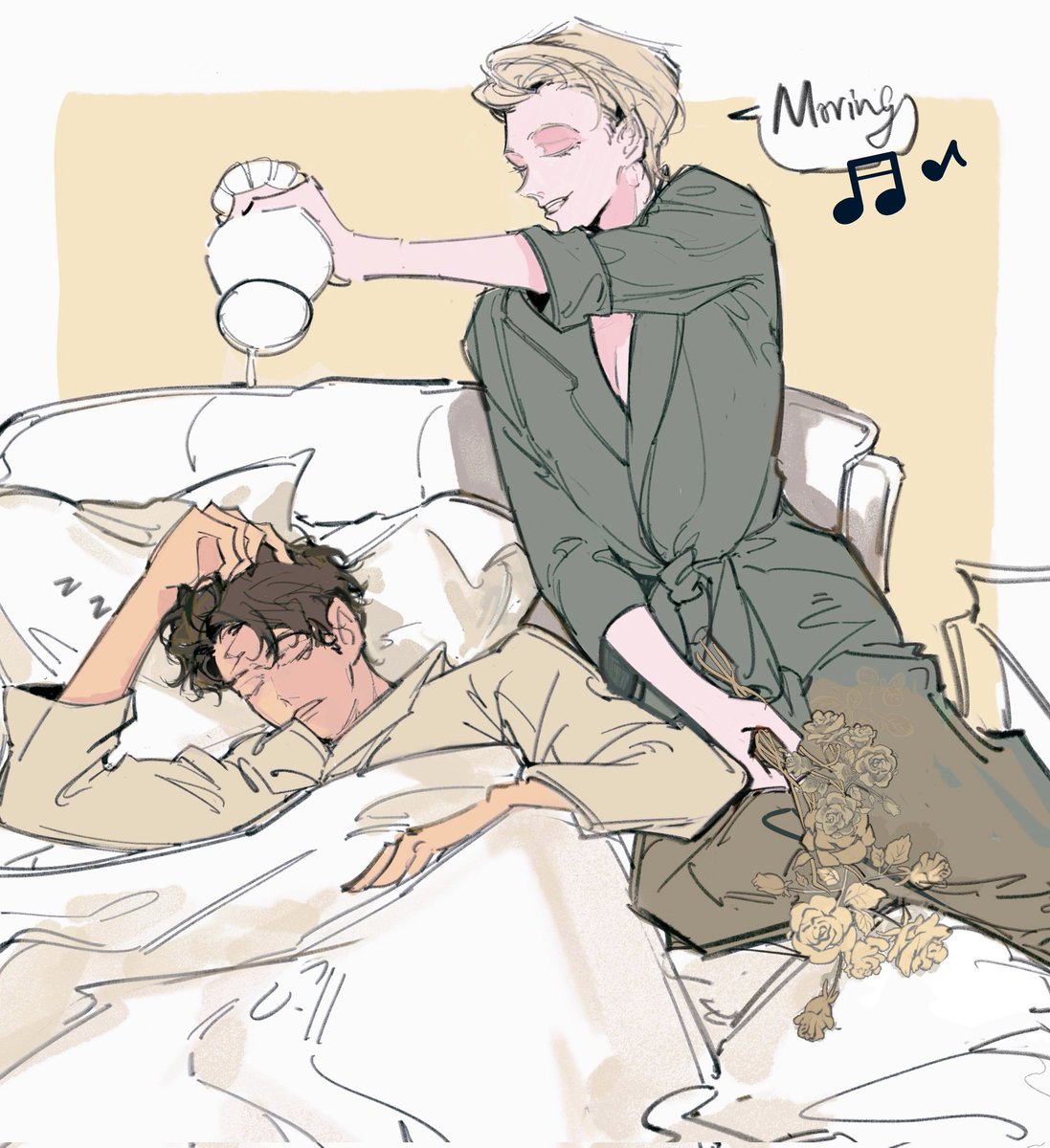 goose_00o's tweet photo. GoodMorning from Your Future Husband #hpdm #drarry https://t.co/NtQKD7isSE