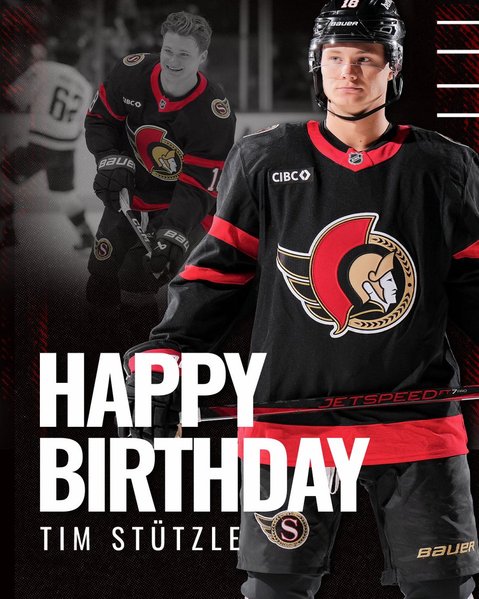 Senators's tweet photo. Repost to wish @timstuetzle18 a happy 23rd birthday 🥳🎉

p.s. @blink182 can we make an exception to the rule for Tim? We think you'd like him, he's pretty sick 🤘 https://t.co/lNdikvlyYV