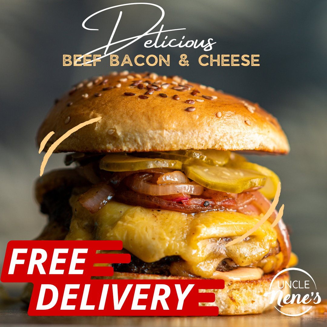 unclenenes's tweet image. Buy 2 Beef Bacon &amp;amp; Cheese Burgers and get them delivered to you for FREE!
Call 0736 713 761 to order ☺️
**Offer valid while stocks last**

#wednesday #wednesdaydeals #bestburger #nairobieats