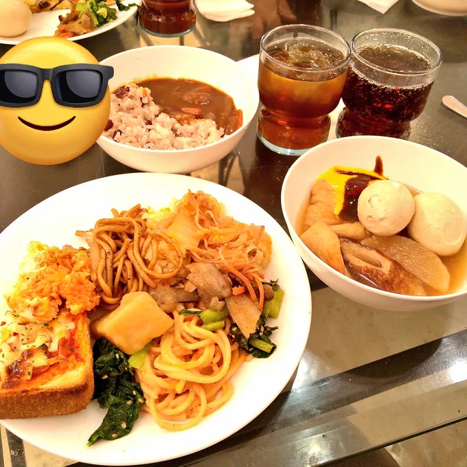 親を1200円のビュッフェ連れてきた飯 