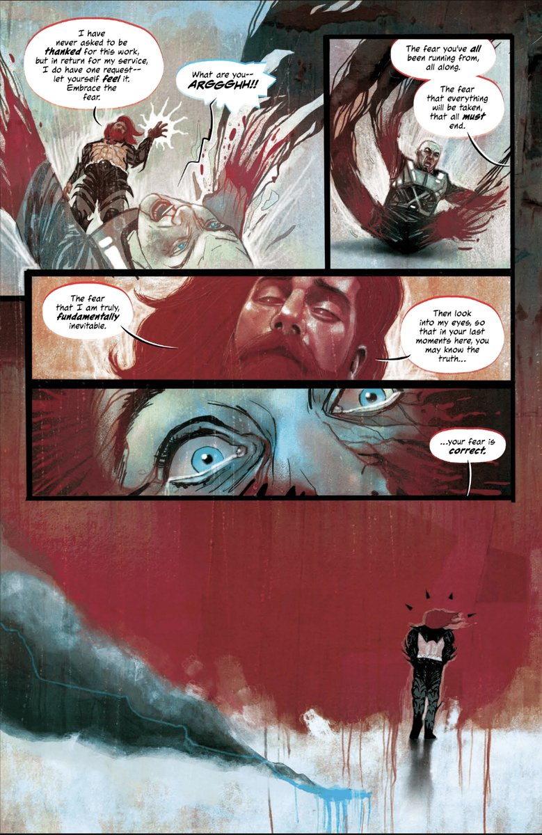 MathewGroom's tweet image. Hi I'm Mat, and I write comics! (Do writers do #PortfolioDay? 🤔)
Here are three pages I scripted, from various projects. Credits for all my collaborators in the thread below!