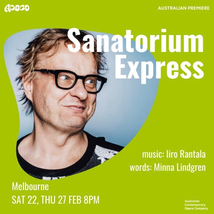 acoco_go's tweet photo. A peculiar resort. A weekend wellness plan. And a husband who unexpectedly checks in… what could go wrong? A playful poke at the wellness industry, Sanatorium Express is your ticket to laughs, heart, and reflection on modern life. February 22 &amp; 27 🎟️ https://t.co/MKo12bjxDG https://t.co/oSdRolA1DR