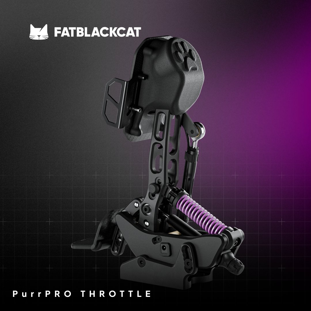 FATBLACKCAT_io's tweet photo. PurrPRO FORMULA PEDALS gallery 👀 What do you think? What do you think? Feel free to share your thougts with us 😊
#simracing #simhardware #formula #pedals https://t.co/cXrVPhC9Xk