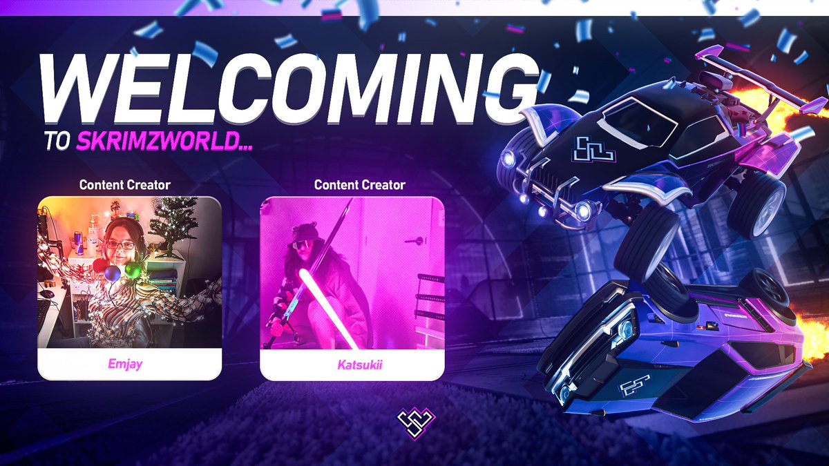 It's Official - Welcome Aboard 🚀✨

🟣 Catch them LIVE  &amp; join their journey!

twitch.tv/emjay_rl // twitch.tv/katsukii_x
