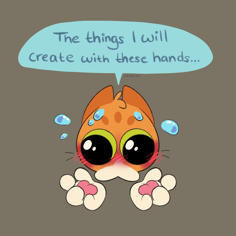 skullybone_'s tweet image. Very much inspired by usedsoil on Instagram- I wanted to make ones that they haven’t done or just silly things I think of. And y’all know I love cats so I had to make a cat lmao— Hopefully I can think of more funny shit to make but this is the first batch