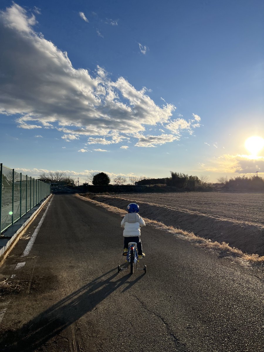 自転車の練習🚵‍♀️