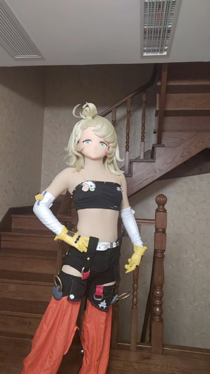 Tme_librian's tweet image. 来贴贴w
#kigurumi 
#ZenlessZoneZero
#着ぐるみ