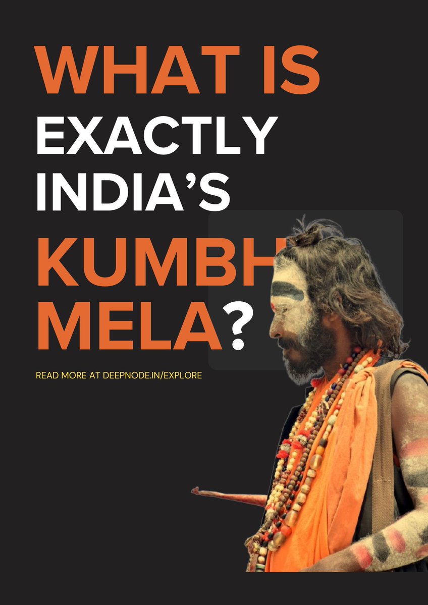 DeepNodee's tweet photo. What is Maha Kumbh, why is it so important and when is it celebrated?

The Maha Kumbh will attract around 400 million people and is estimated to generate transactions of around $25-30 billion over 45 days!

Here's why it's such a big deal:

#MahaKumbh2025  #KumbhMelaPrayagraj https://t.co/OUR8QmpWLC